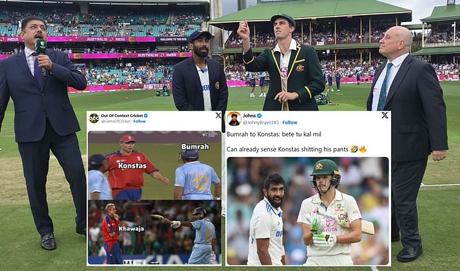 "Bumrah to Konstas: bete tu kal mil" - Top 10 funny memes from Day 1 of 5th BGT 2024-25 Test between India and Australia