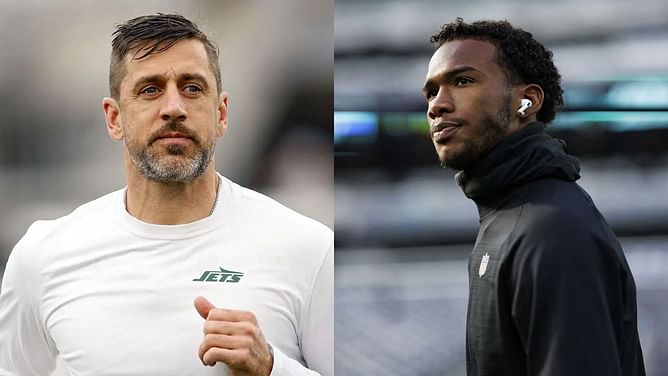 Garrett Wilson gets blunt on alleged broken relationship with Aaron Rodgers amid trade rumors
