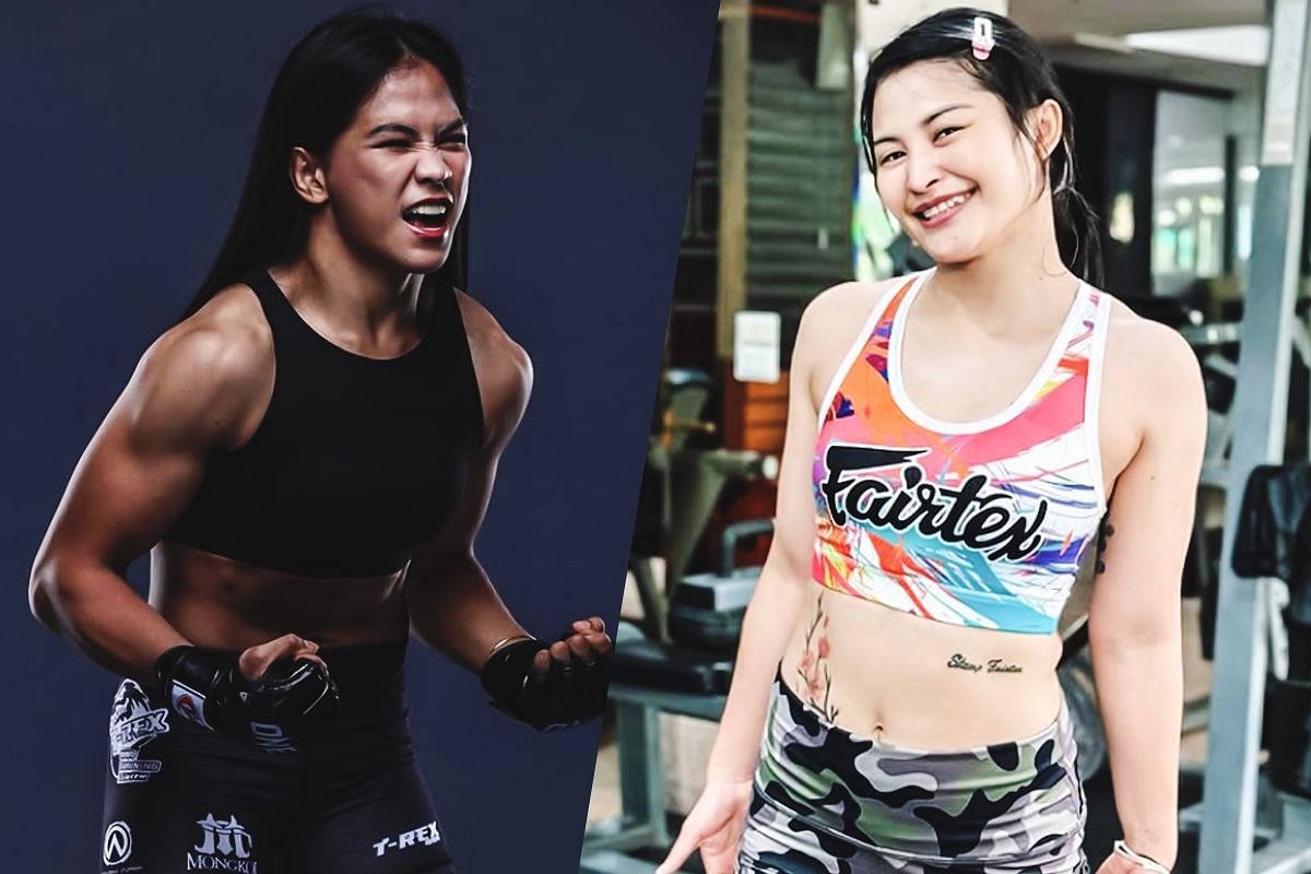 Denice Zamboanga (left) and Stamp Fairtex (right) | Image credit: ONE Championship