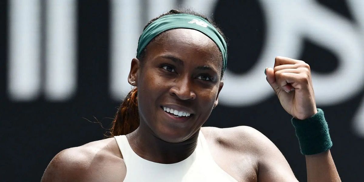 Coco Gauff sent a TikTok-themed message after reaching the 2025 Australian Open quarterfinals (Source: Getty)