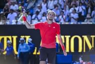 Alexander Zverev after his win at the quarterfinal of 2025 Australian Open - Source: Getty