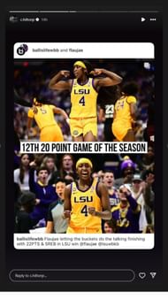 Chris Hilton's Instagram story (@c.hiltonjr/IG)