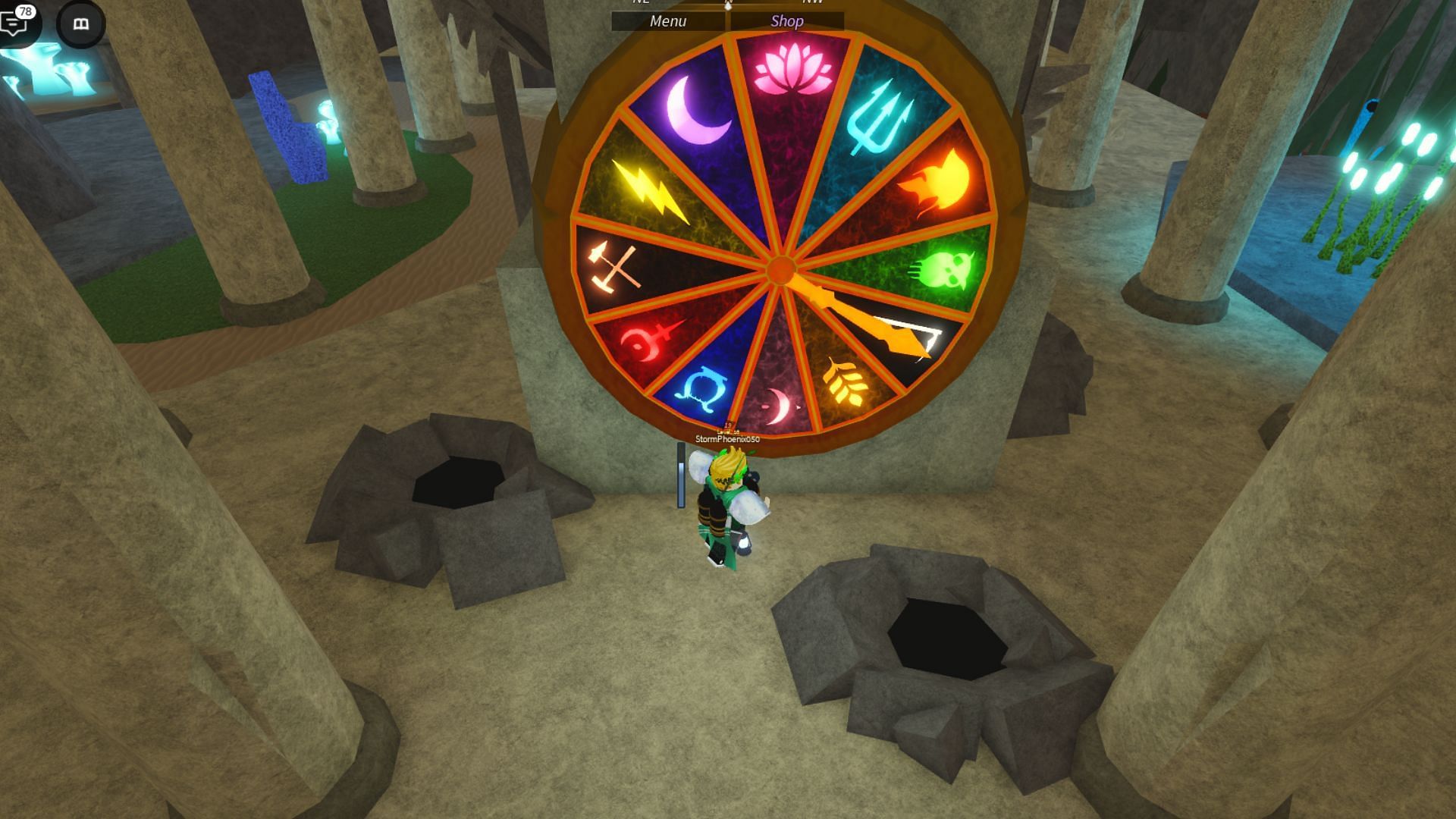 The correct answer for the clock puzzle (Image via Roblox)