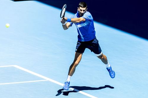 Novak Djokovic at the Australian Open [Image Source: Getty Images]