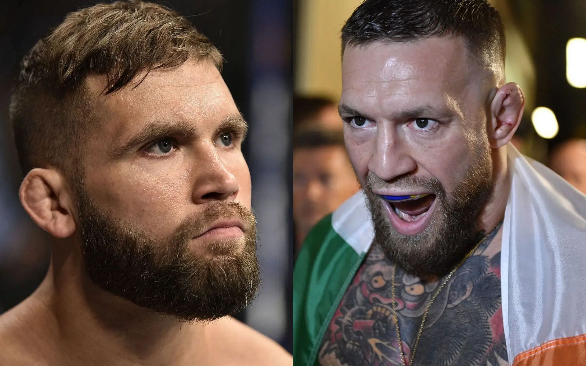 Jeremy Stephens (left) shares confident preview of potential BKFC clash with Conor McGregor (right) [Images courtesy: Getty Images]