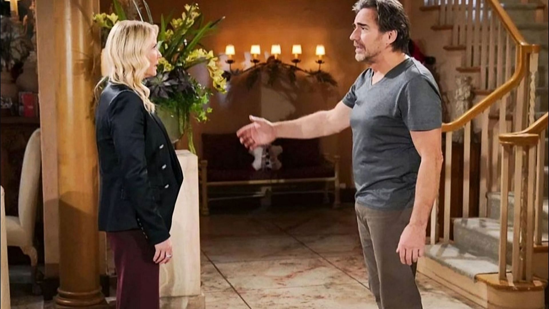 Ridge Forrester and Brooke Logan in a still from The Bold and the Beautiful (Image via CBS)