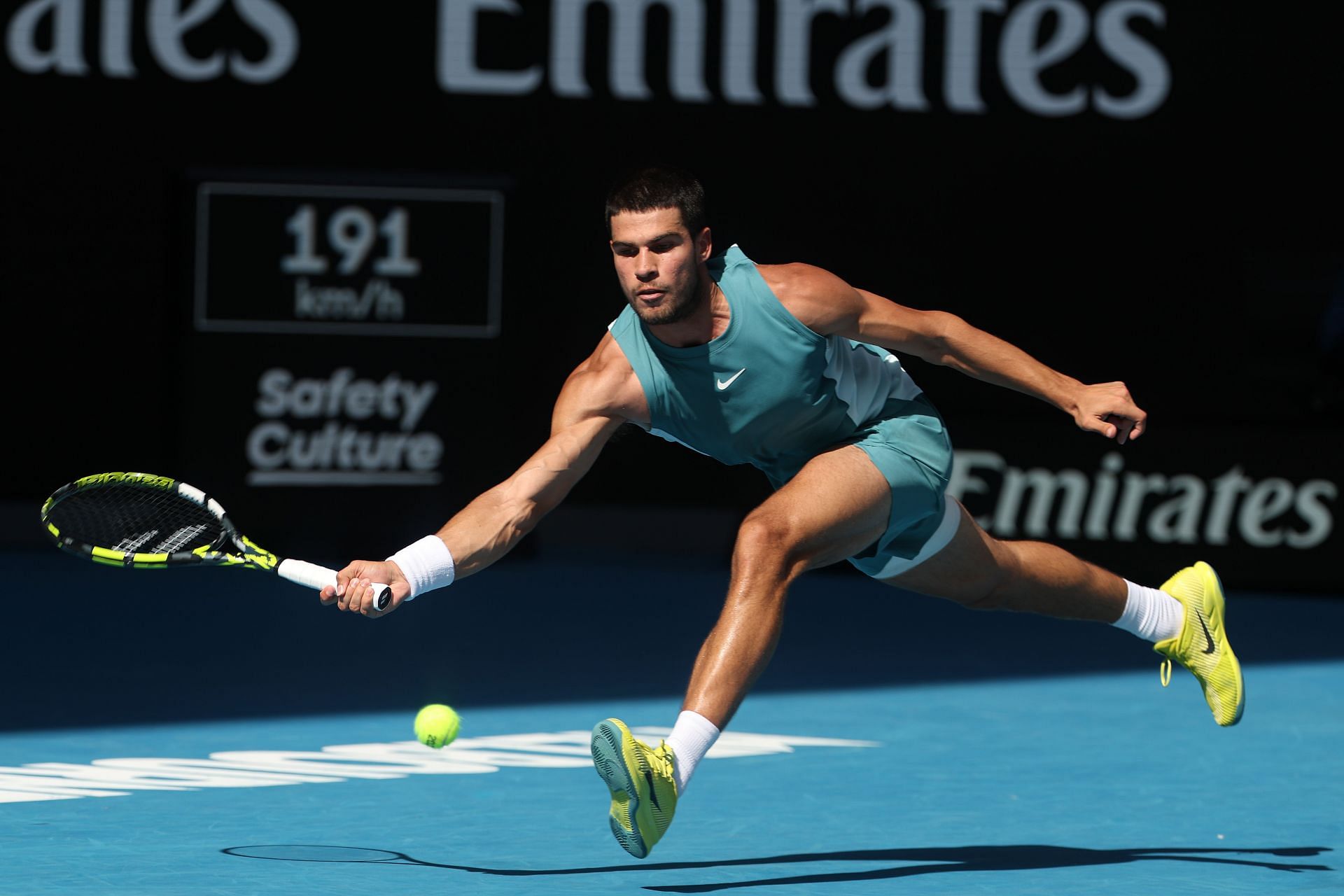 Carlos Alcaraz at the 2025 Australian Open [Image Source: Getty Images]