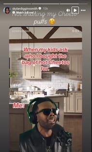 Skylar Diggins-Smith's Instagram story (Photo credits: skylardigginssmith/Instagram)