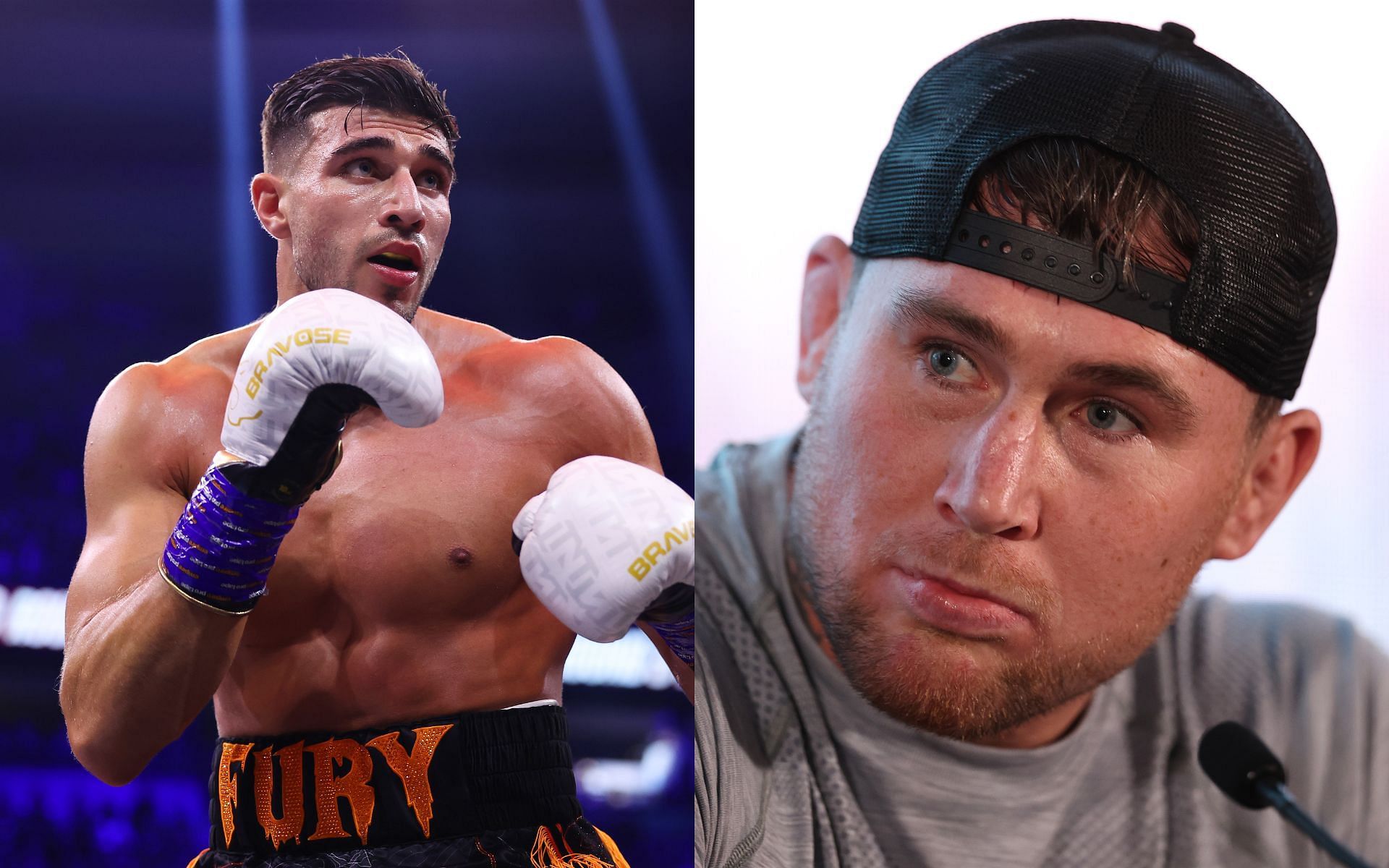 Archrivals Tommy Fury (left) and Darren Till (right) were previously booked to clash in a boxing match [Images courtesy: Getty Images]