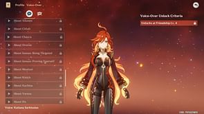 Genshin Impact Mavuika voicelines about other characters
