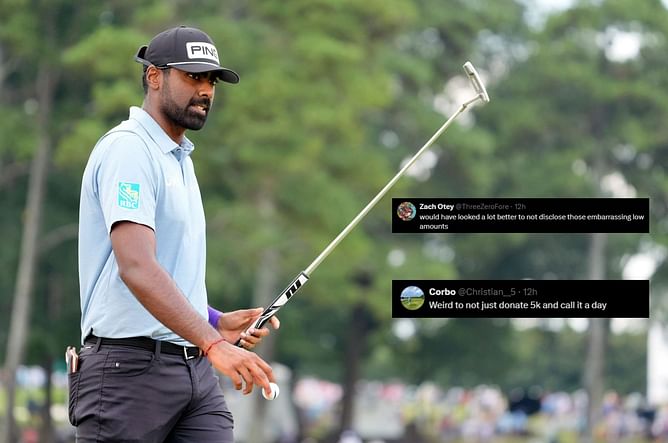 "Embarrassing low amounts", "Donate 5k and call it a day": Fans react to Sahith Theegala's donations to LA agencies