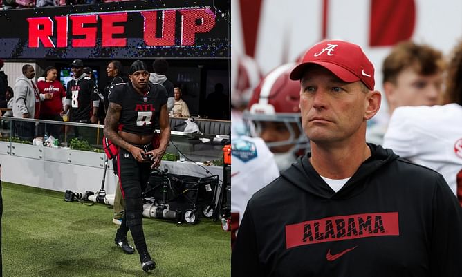 "Should be recruiting": CFB world draws wild assumptions to Kalen DeBoer attending Michael Penix Jr's NFL game