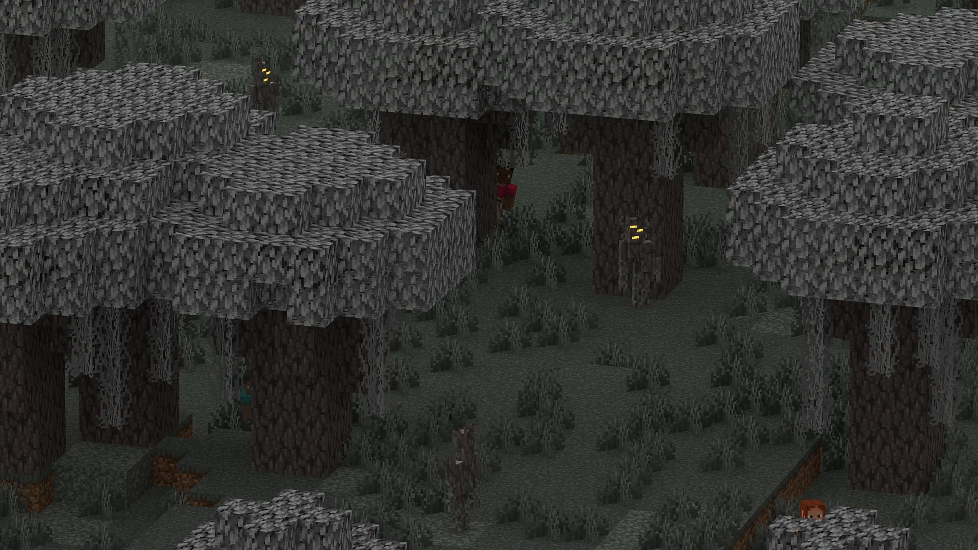 The Pale Garden biome was recently added to the game (Image via Mojang Studios)