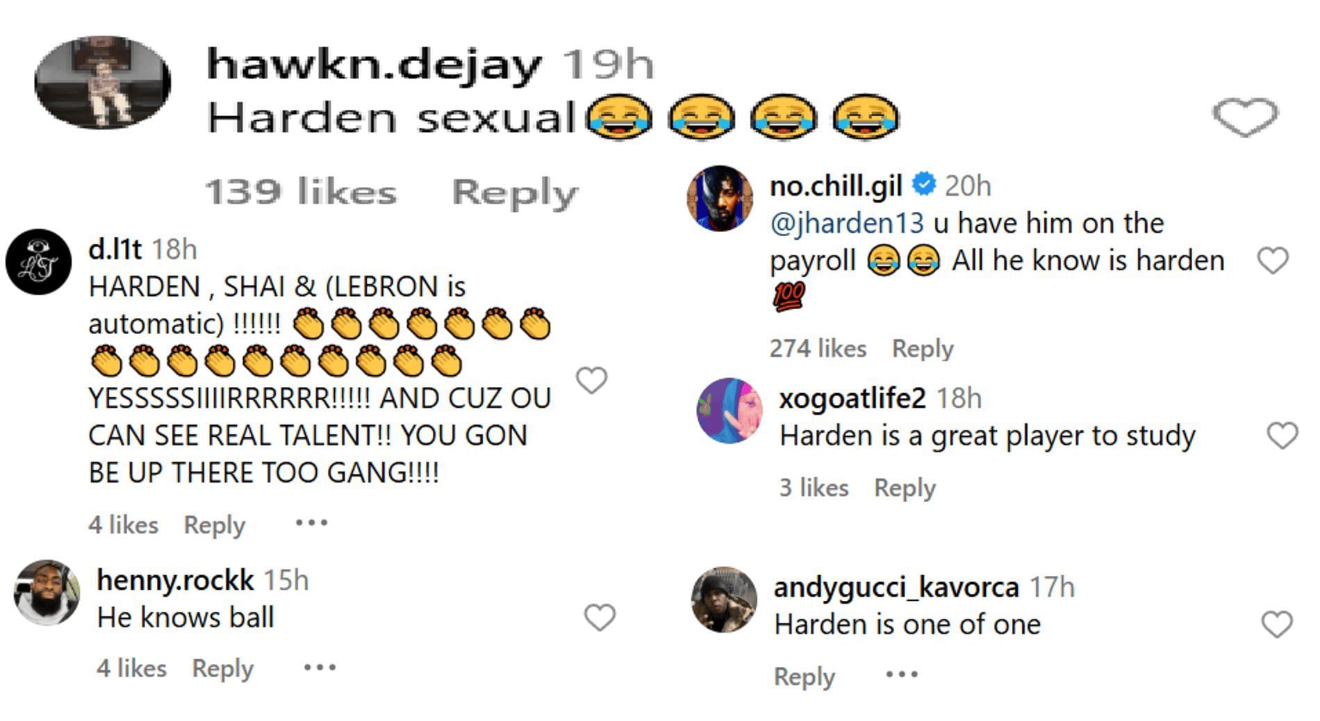 Hoops fans react to Alijah Arenas naming his top 5 NBA players (Source: Instagram/ watchplayback)