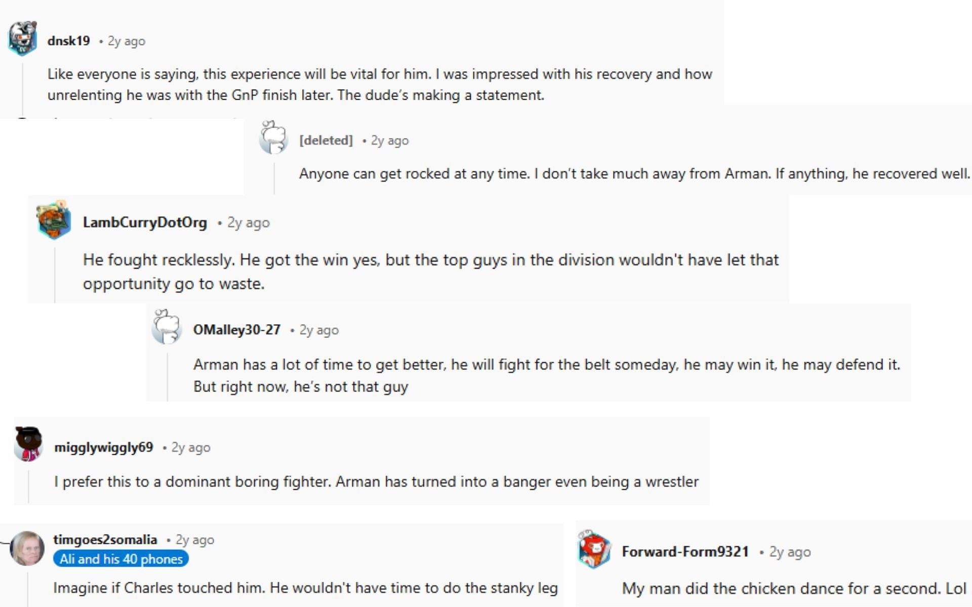 MMA fans react to Arman Tsarukyan getting rocked