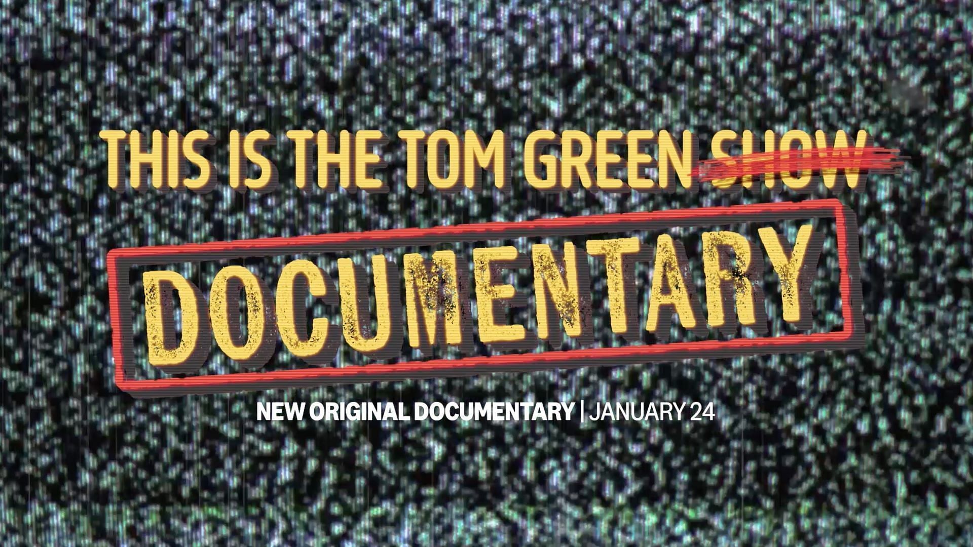 The cover image for This is the Tom Green Documentary (image via Amazon Studios)