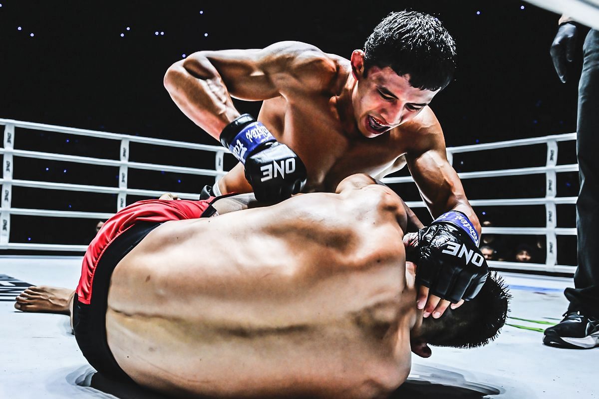 WATCH: Get a ringside view of Akbar Abdullaev beating the brakes off Tang Kai in dominant Bangkok showing -- Photo by ONE Championship