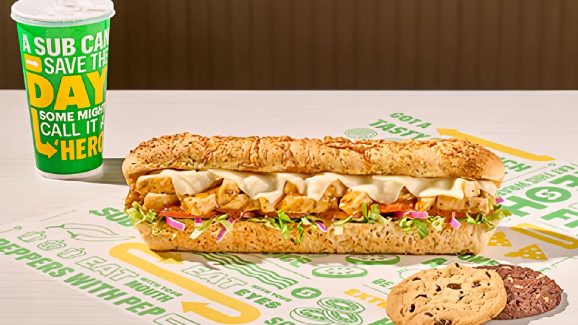 Meal of the Dav features a sub, cookies or chips, and a Fountain drink (Image via Subwaywebsite)