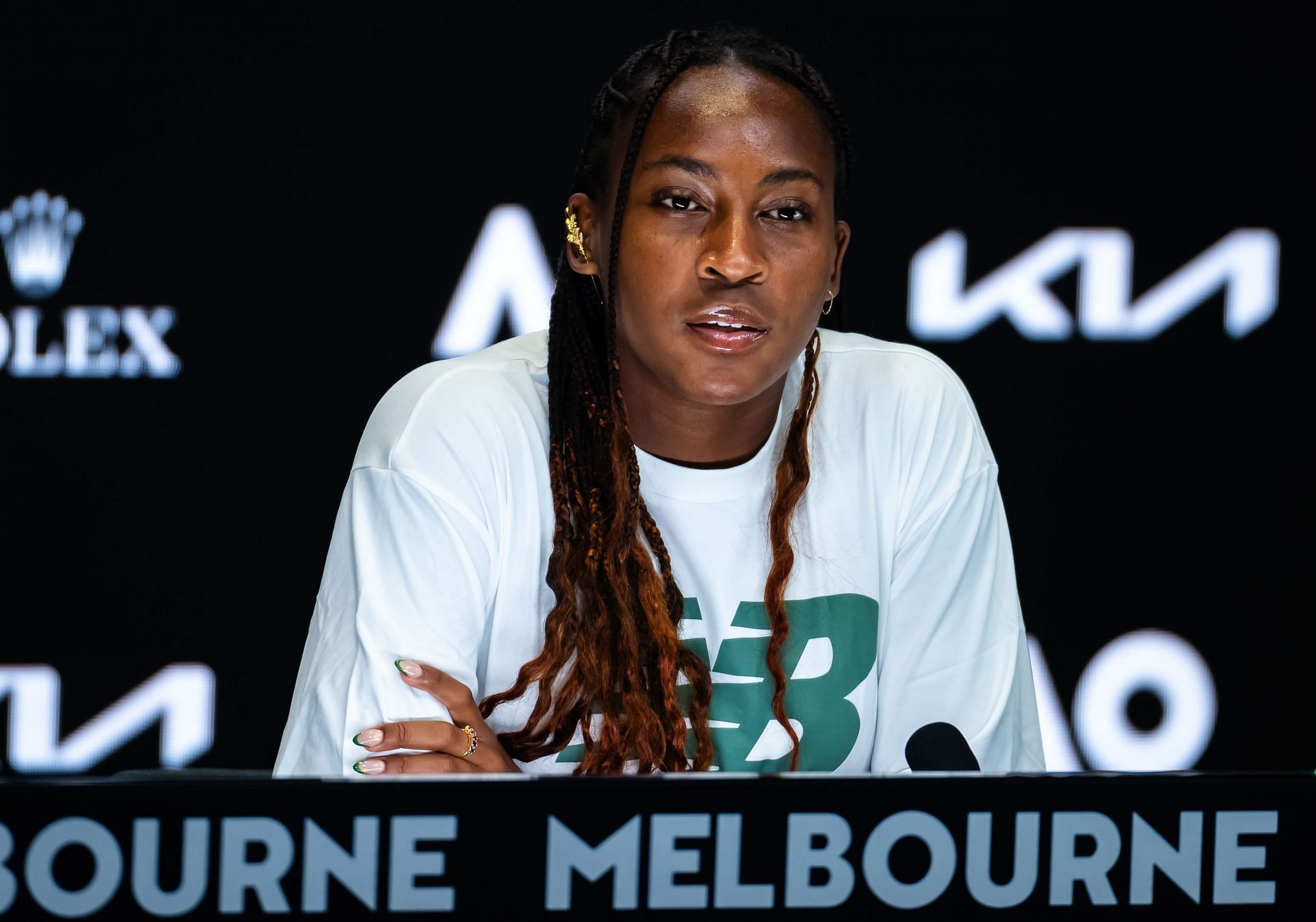 Coco Gauff pictured at the 2025 Australian Open | Image Source: Getty