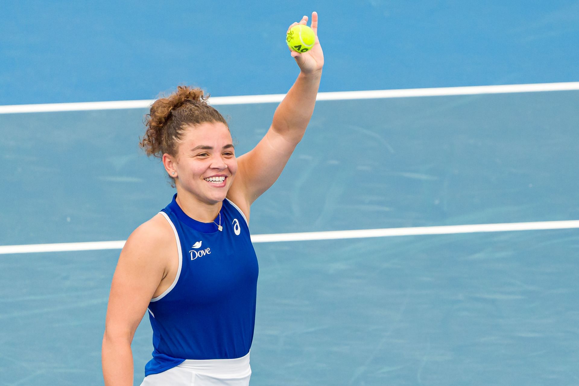 Jasmine Paolini at the United Cup 2025. (Photo: Getty)