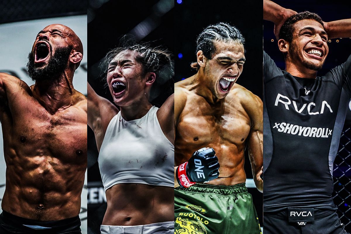 (From left to right) Demetrious Johnson, Angela Lee, Kade Ruotolo, Kade Ruotolo [Photo via ONE Championship]