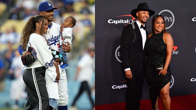 Mookie Betts' wife Brianna turns up the glamor in black leather jacket & grey skirt during recent trip to Japan with Dodgers superstar