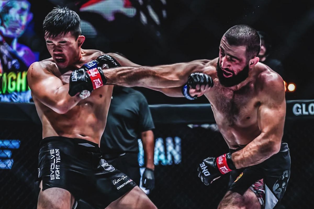 Christian Lee (left), Kiamrian Abbasov (right) [Photo via ONE Championship]