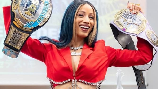 AEW star Mercedes Moné (fka Sasha Banks) shows off a new look at Wrestle Dynasty