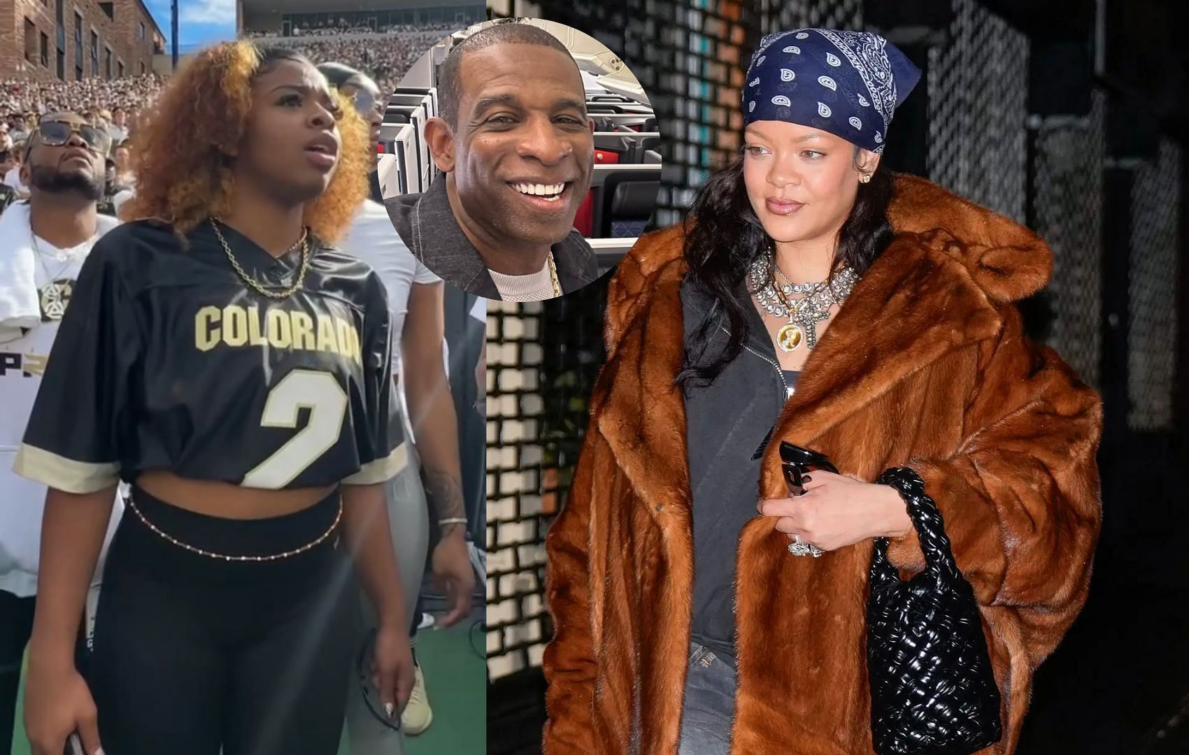 Shelomi Sanders, Deion Sanders, Rihanna