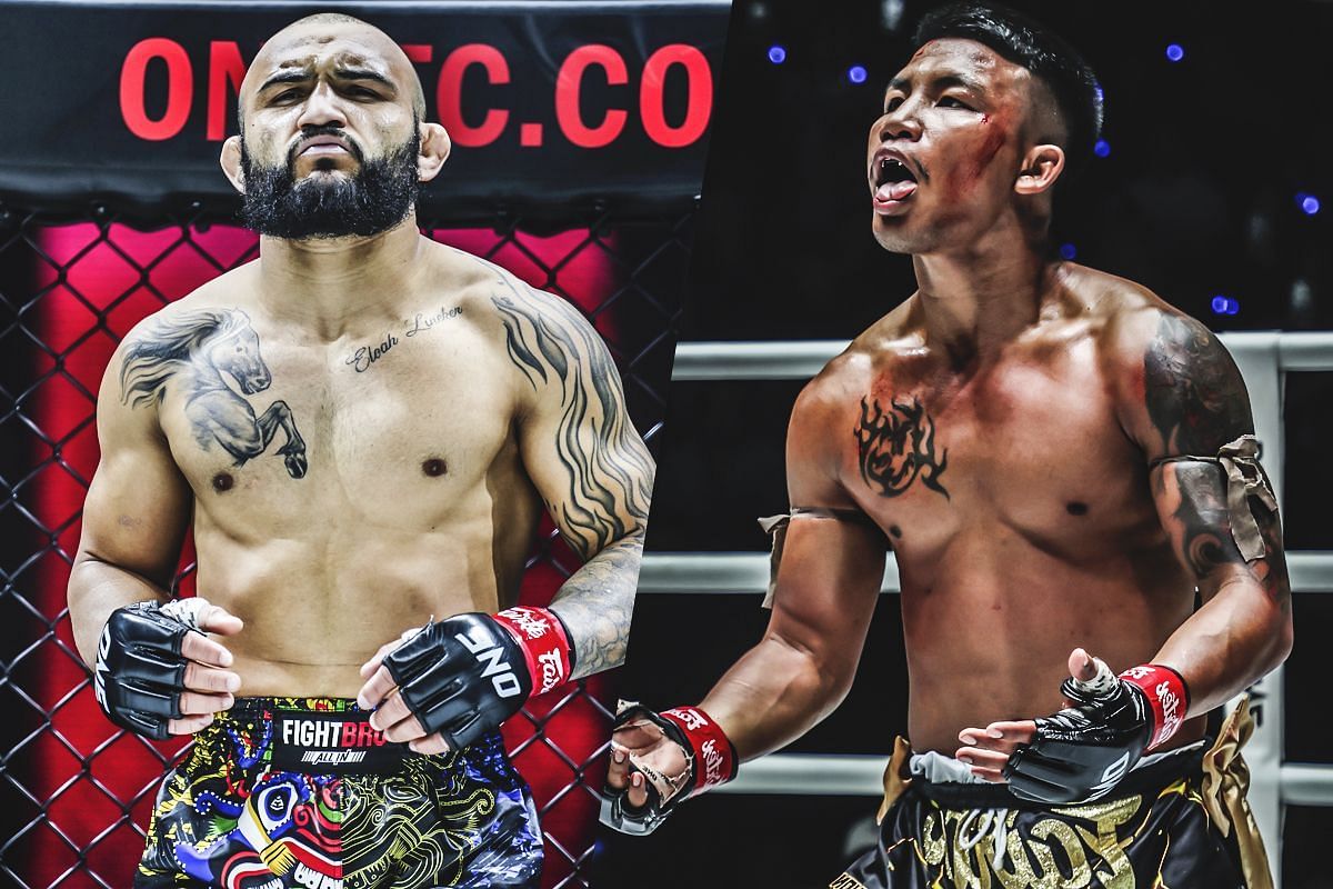 John Lineker and Rodtang Jitmuangnon - Photo by ONE Championship