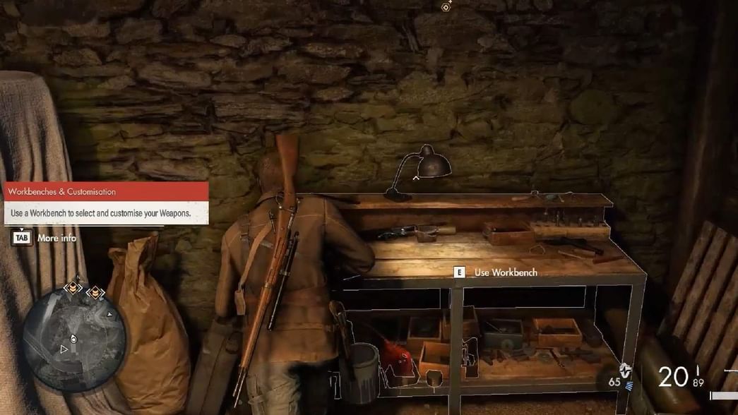 All weapon workbench locations in Sniper Elite Resistance