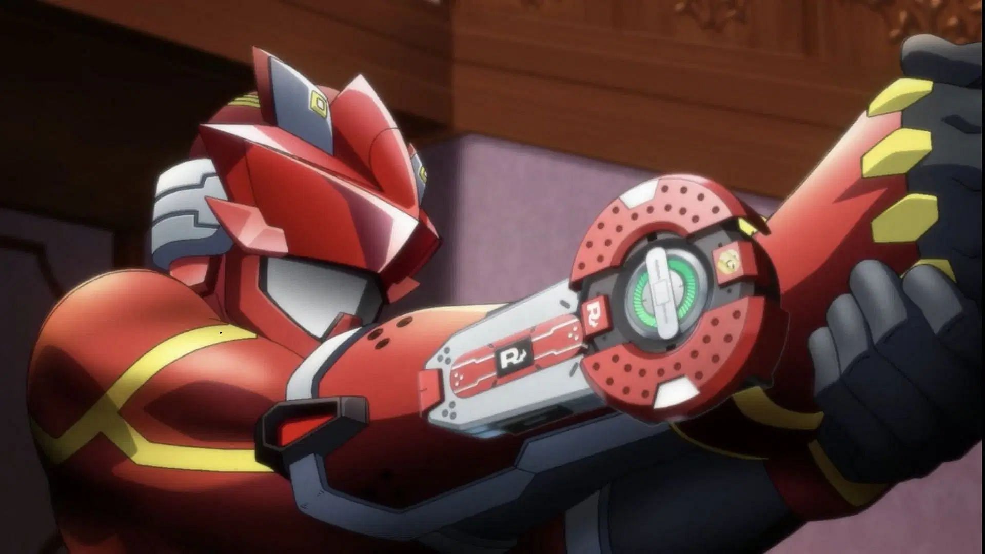 The Red Ranger Becomes an Adventurer in Another World episode 2: Red (Image via Satelight)