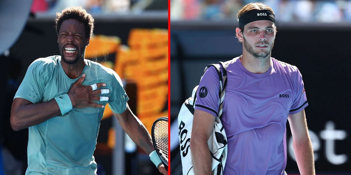 Gael Monfils (L) Taylor Fritz (R) | Getty