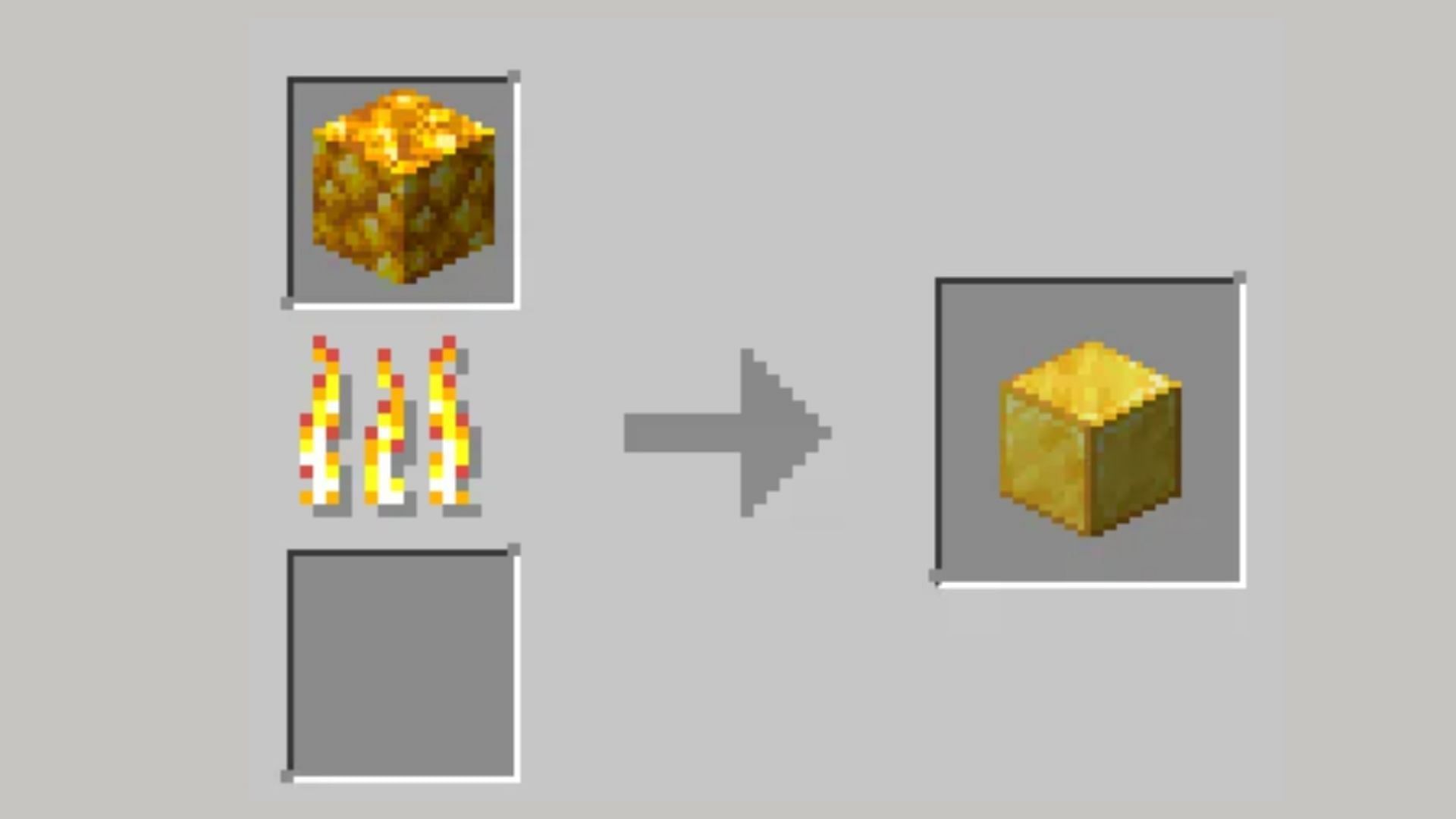 Smelting raw ore blocks could be a useful addition