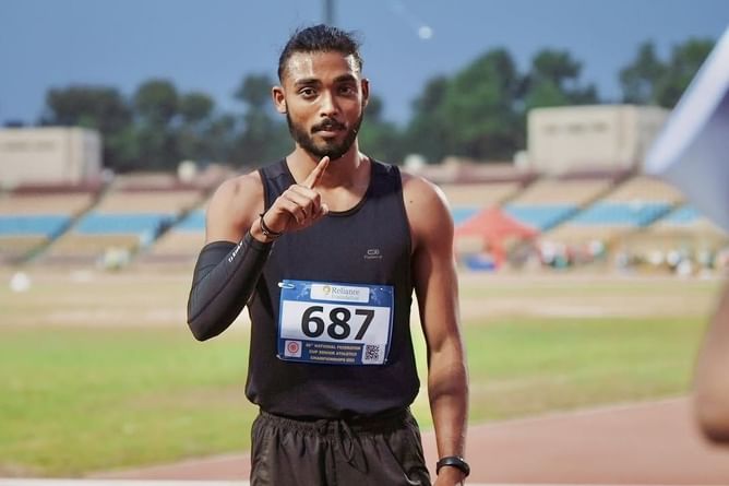 Tejas Shirse breaks 60m hurdles national record at the CMCM Luxembourg Indoor Meet