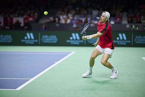 Denis Shapovalov at the Davis Cup Finals (Image Source: Getty)