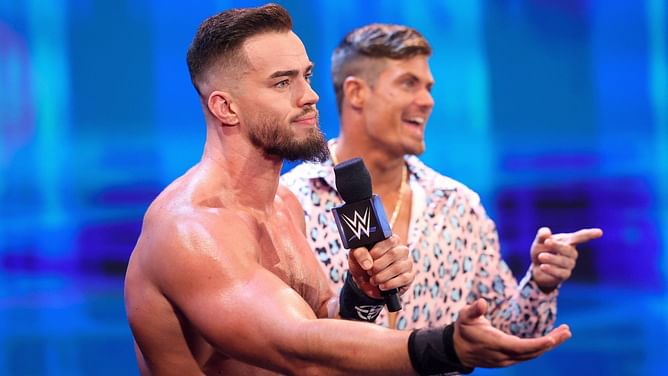 Current champion lays out a challenge to Austin Theory and Grayson Waller for upcoming WWE event