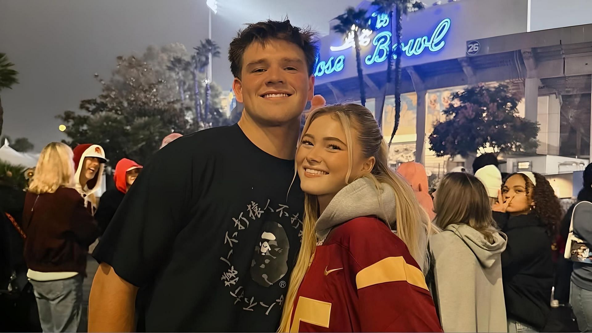 Stephen Nedoroscik&#039;s dance partner, Rylee Arnold, with her boyfriend, Walker Lyons