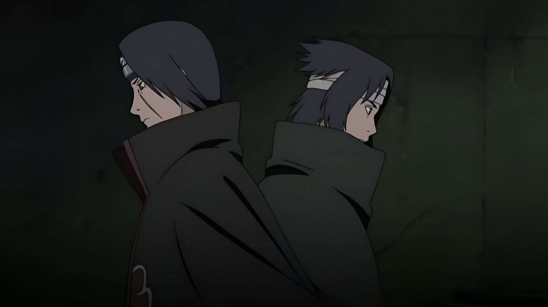 Sasuke and Itachi as seen in the anime (Image via Studio Pierrot)