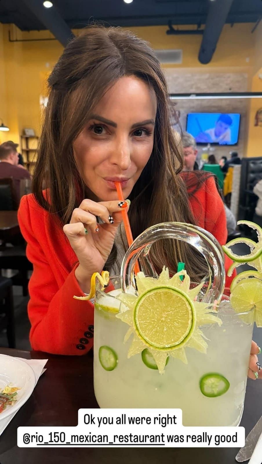 Samantha Busch visited the Mexican restaurant suggested by her fans (Source: @samanthabusch via Instagram)