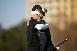 Nelly Korda "drags" her father to the course for a 27-hole practice round