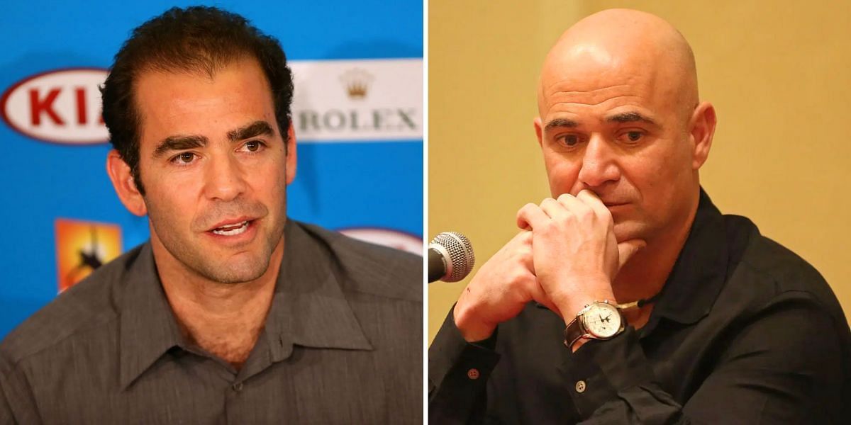 Pete Sampras (L) and Andre Agassi (R) (Image Source: Getty)