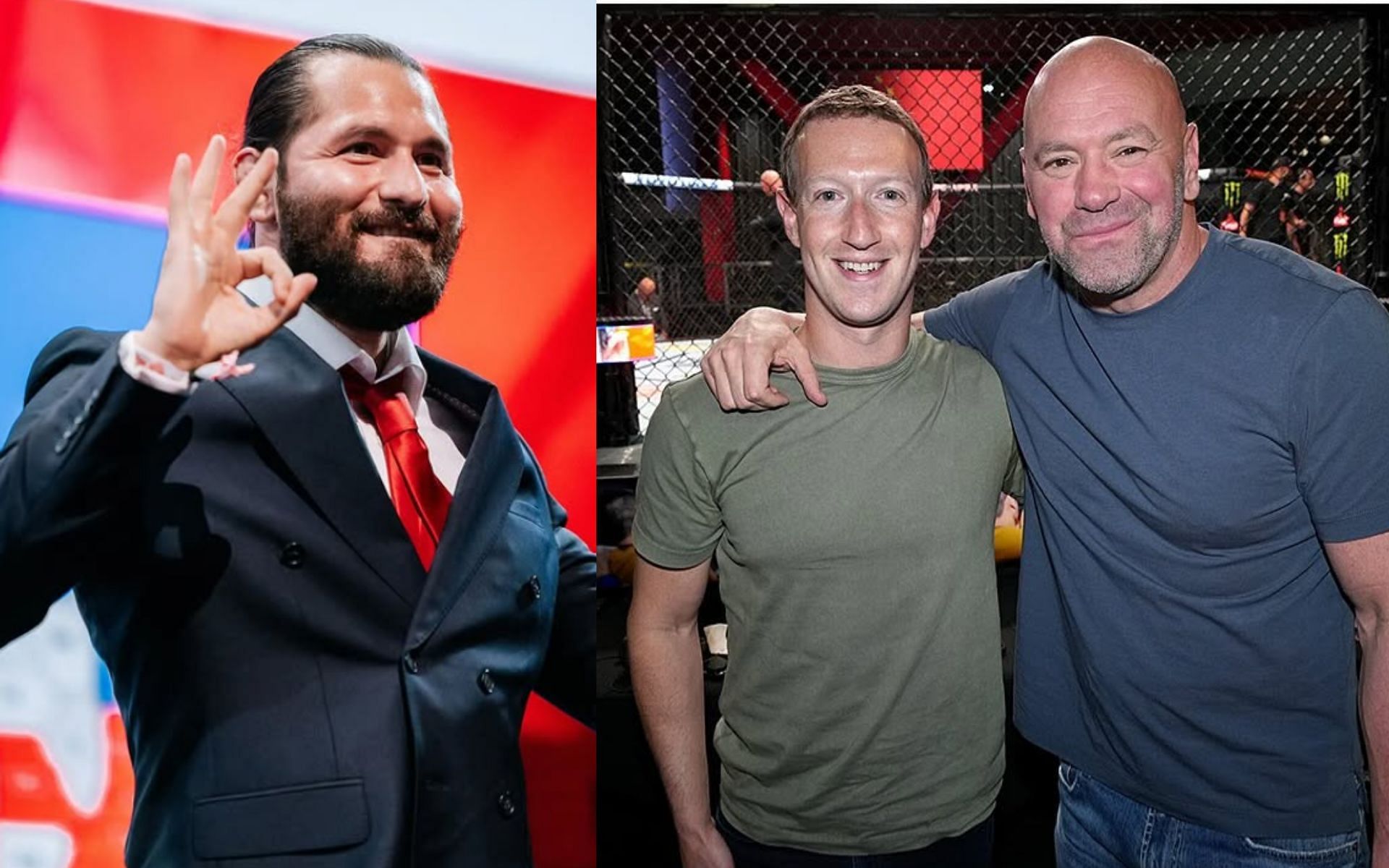 Jorge Masvidal reacts to Dana White joining Meta Board of Directors.[Images courtesy: @danawhite and @gamebredfighter on Instagram]