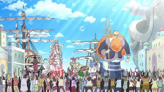 One Piece chapter 1138 raw scans: Elbaph's mystery silhouette appears as fans get first look at Void Century war