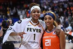 "This girl play all day": NaLyssa Smith drops heartfelt reaction to adorable video highlighting her and DiJonai Carrington's love story