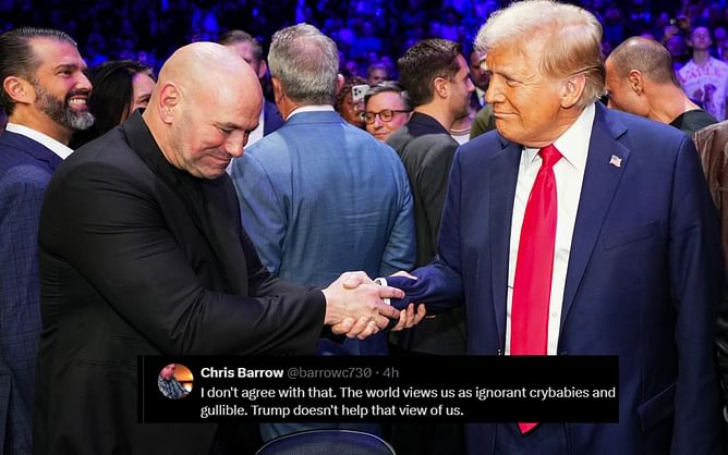 "He has been the first one to reach out" - Dana White's 4.5-minute speech at Donald Trump's victory rally in Washington D.C. divides the internet