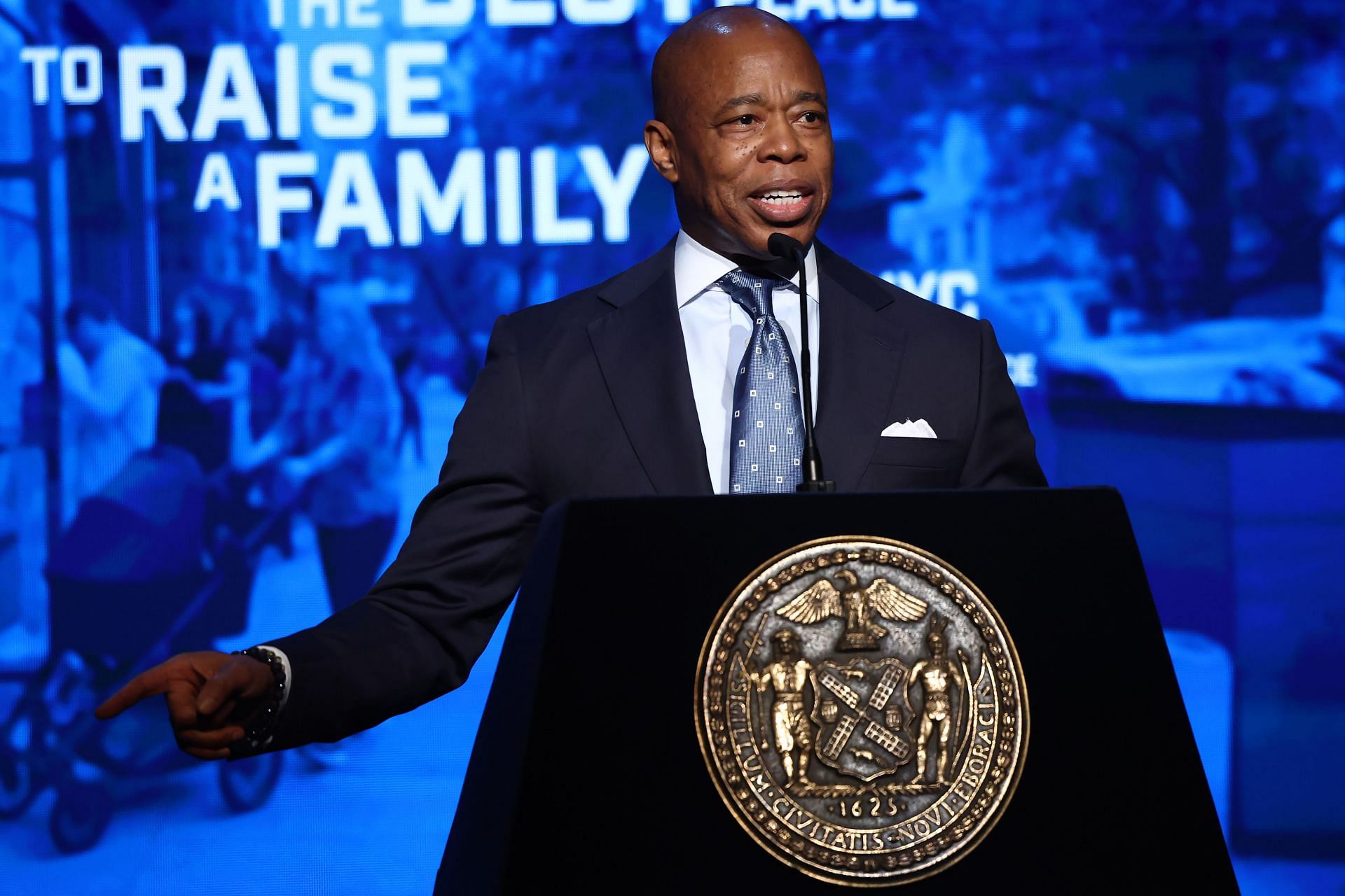 New York City Mayor Eric Adams Delivers State Of The City Address - Source: Getty