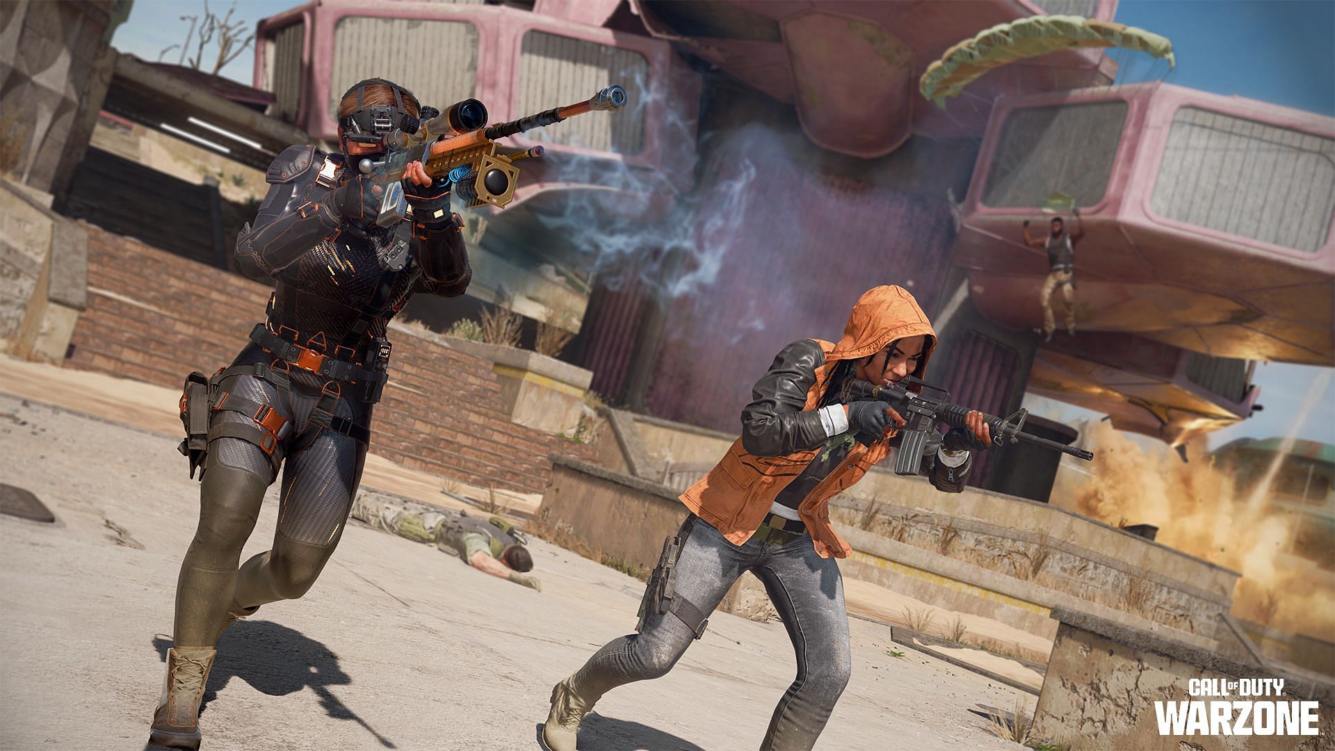 A still of the WZ Bo6 gunfight (Image via Activision)