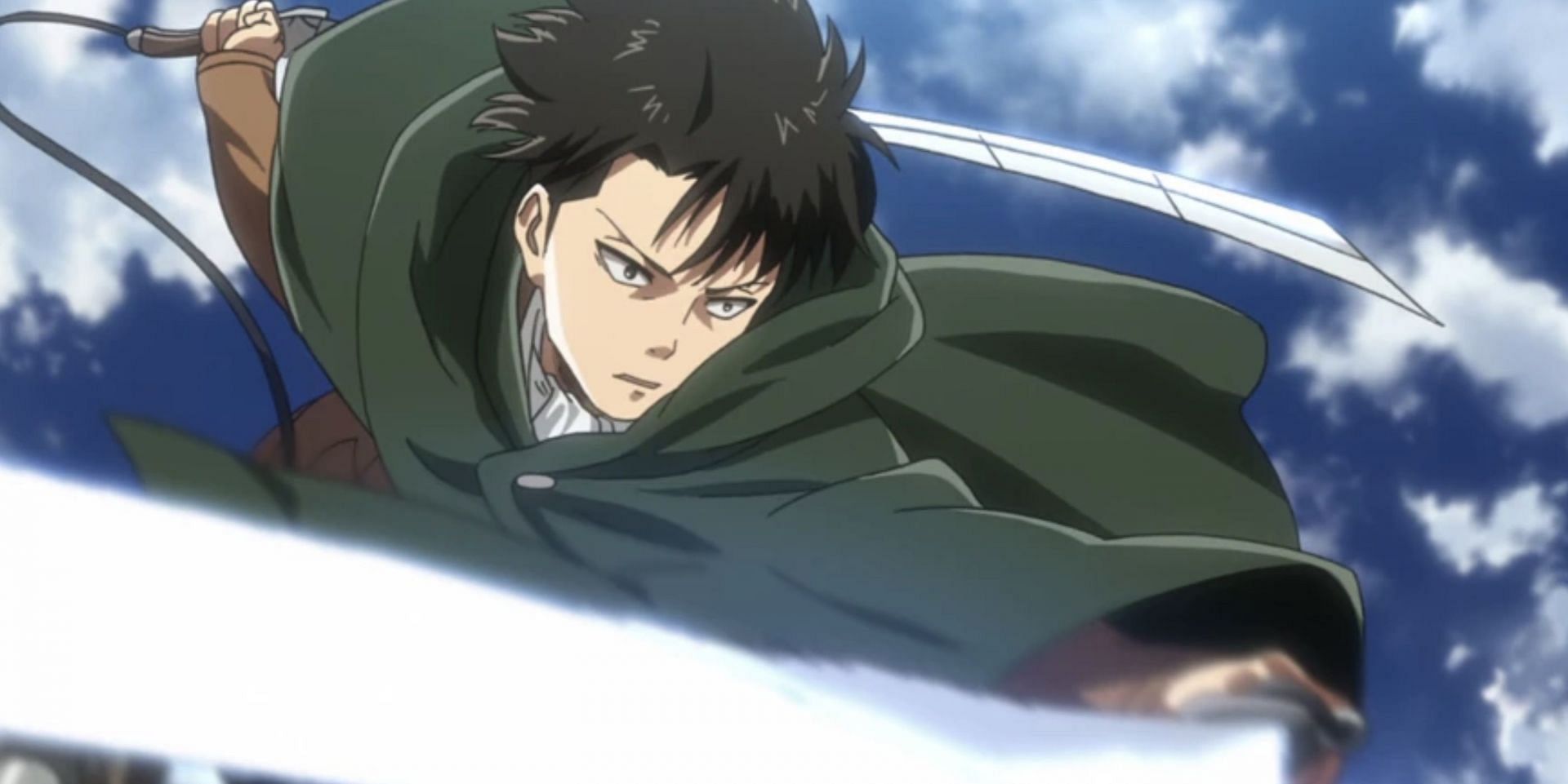 Levi Ackerman as seen in anime (Image via Wit Studio)