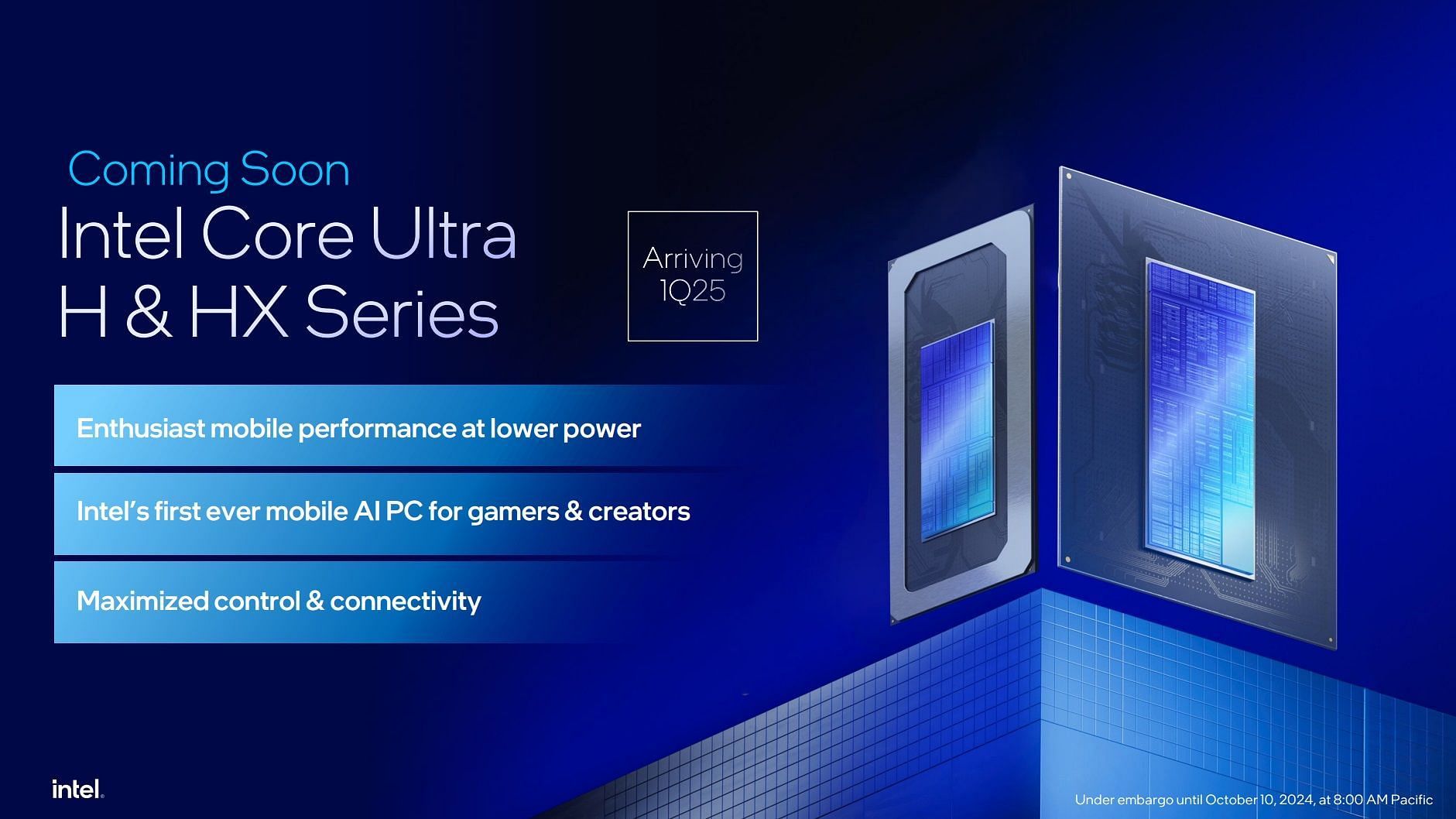 Intel Arrow Lake mobile CPUs (Image via Intel)